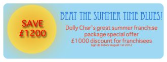 Historical Dolly Char franchise advertising